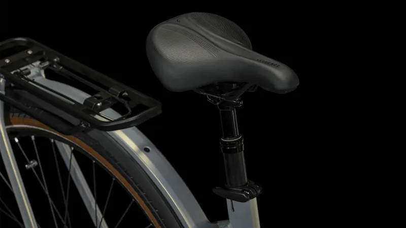 Cube Touring Hybrid Pro 625 Trapeze Trekking Electric Bike in Pearly Silver-5